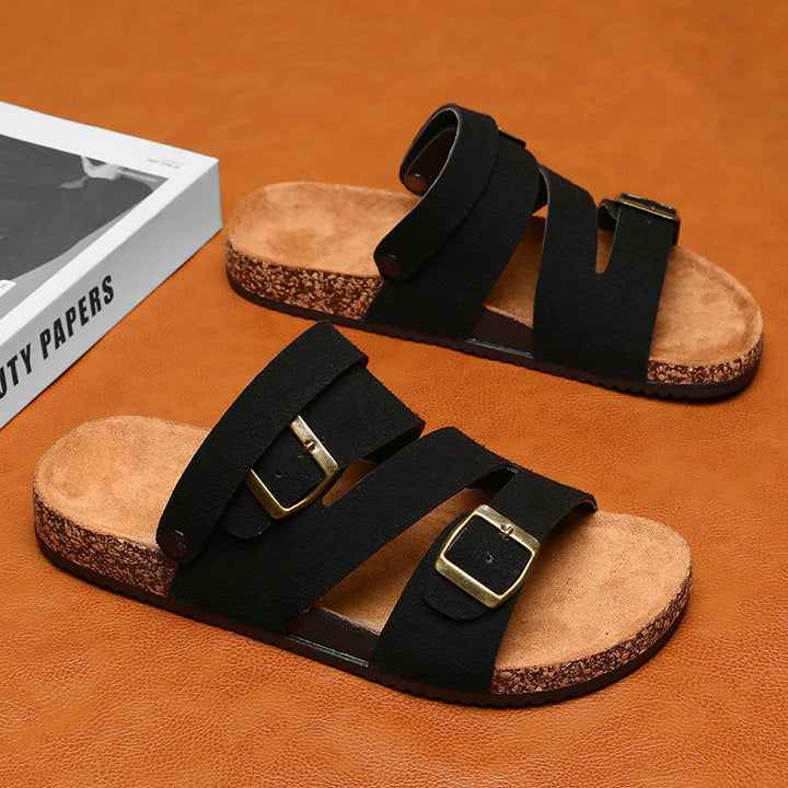 Benjamin - Comfortable Orthopedic Suede Leather Slippers
