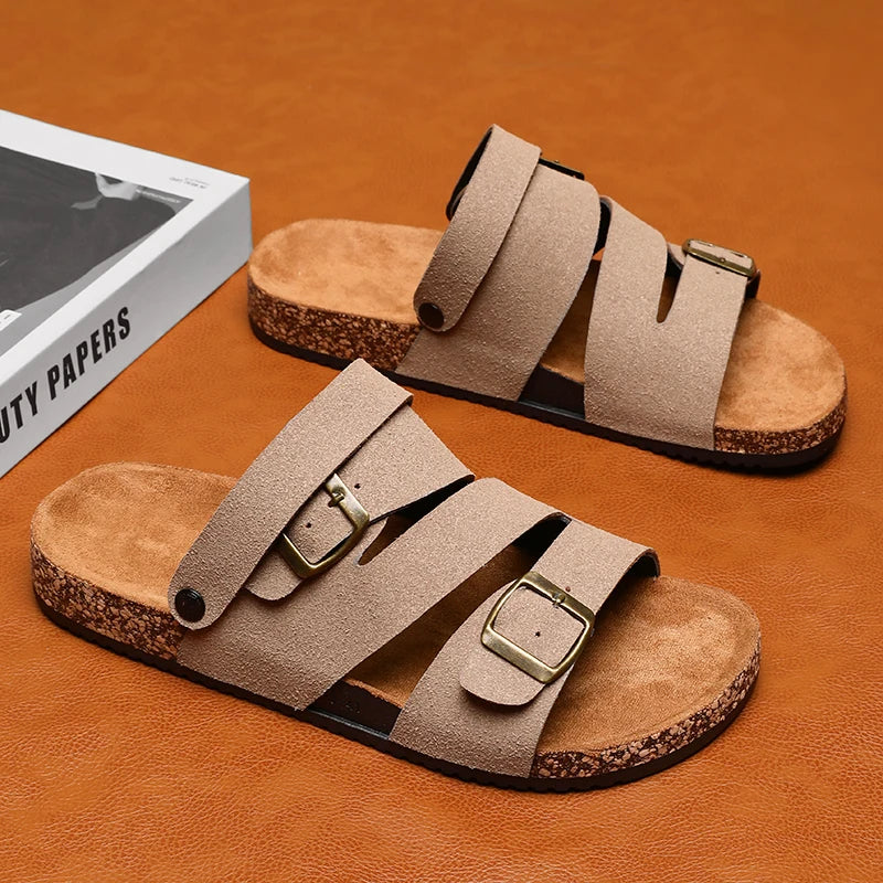 Benjamin - Comfortable Orthopedic Suede Leather Slippers