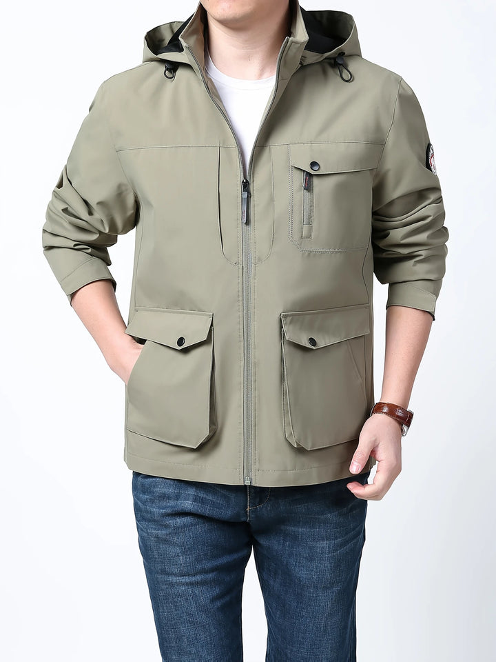 Henry - Comfortable Waterproof Jacket with Detachable Hood