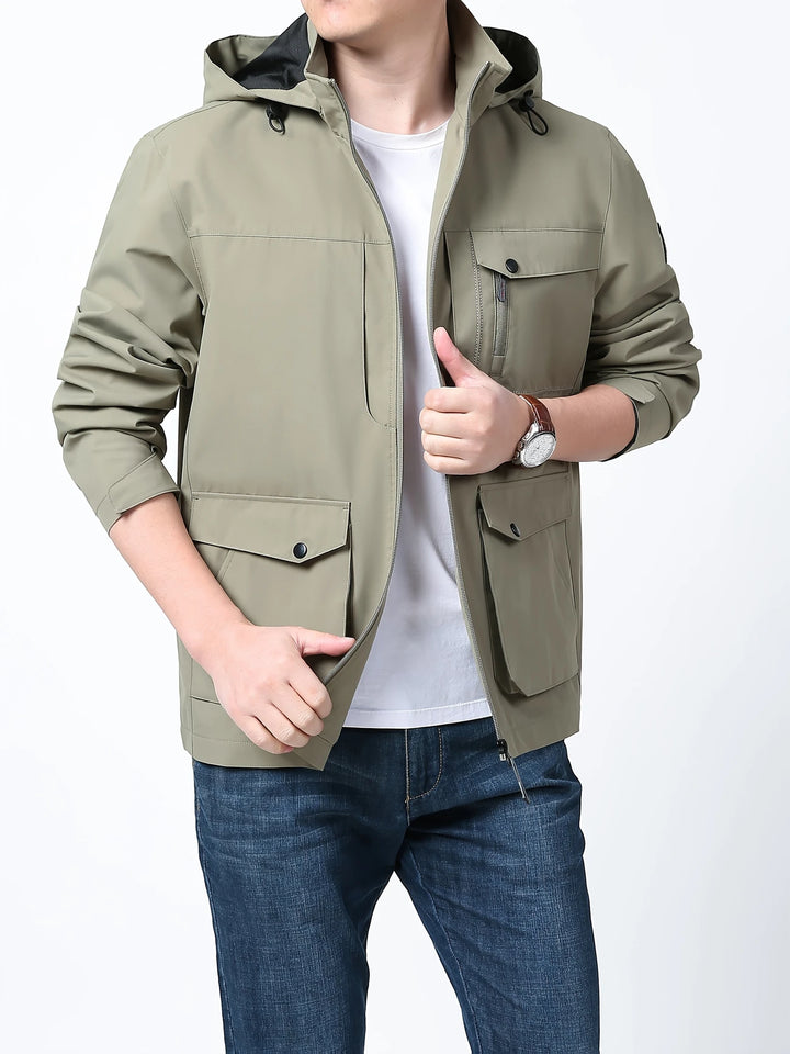 Henry - Comfortable Waterproof Jacket with Detachable Hood