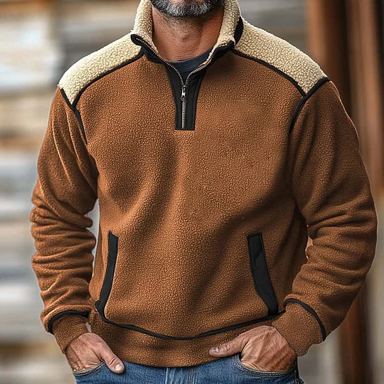 Ethan - Retro Quartz Zipper Pullover