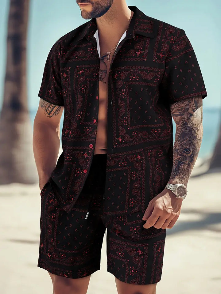 Lucas - Stylish Paisley Print Set