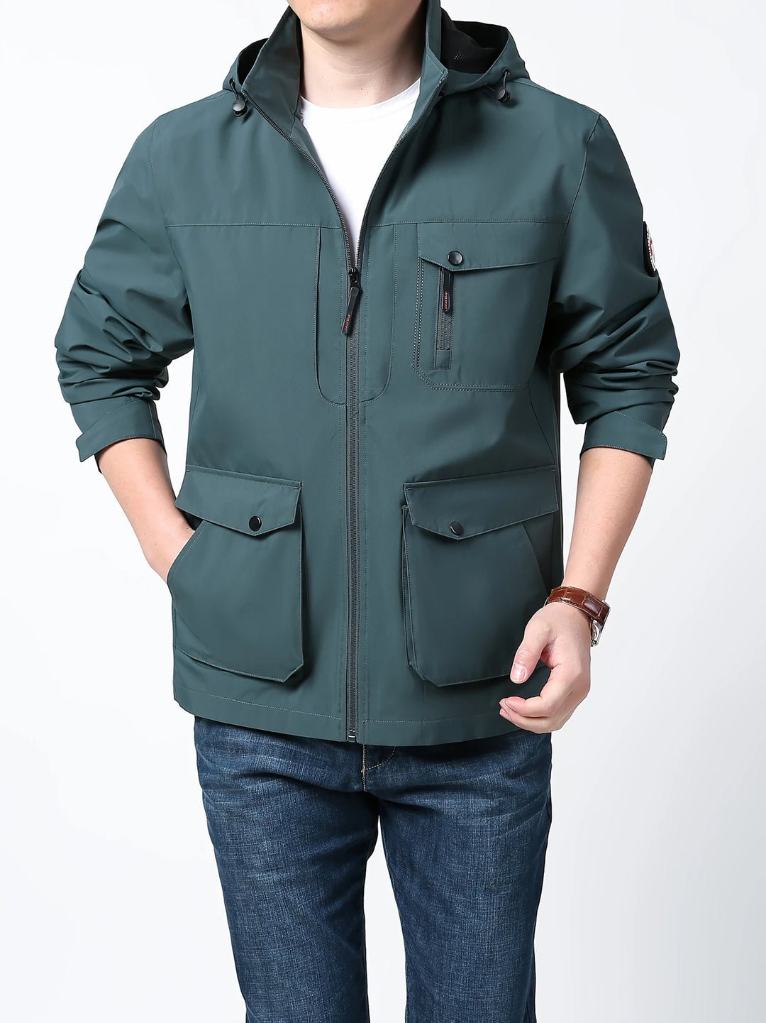 Henry - Comfortable Waterproof Jacket with Detachable Hood
