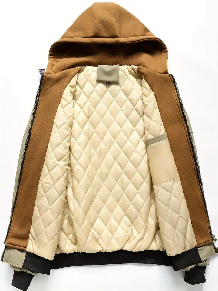 Dylan - Modern Hooded Checkered Jacket