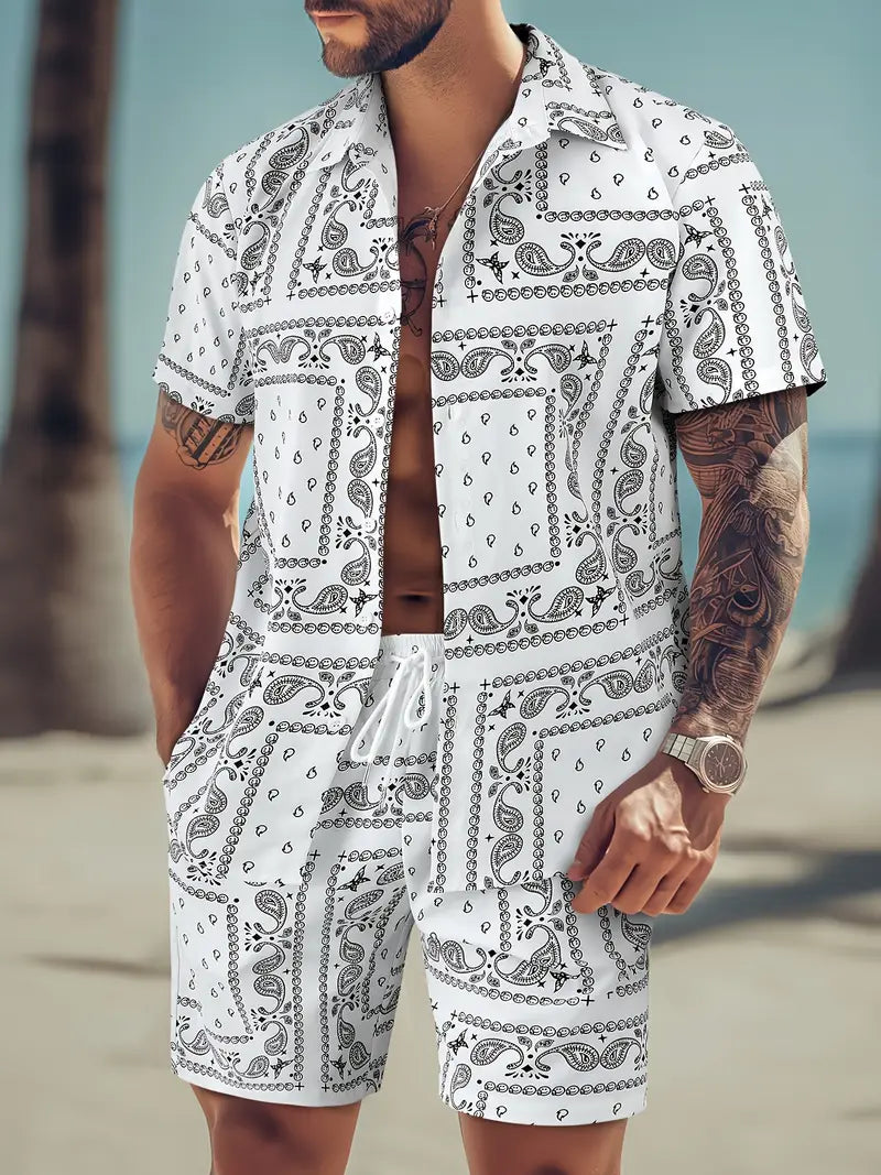 Lucas - Stylish Paisley Print Set