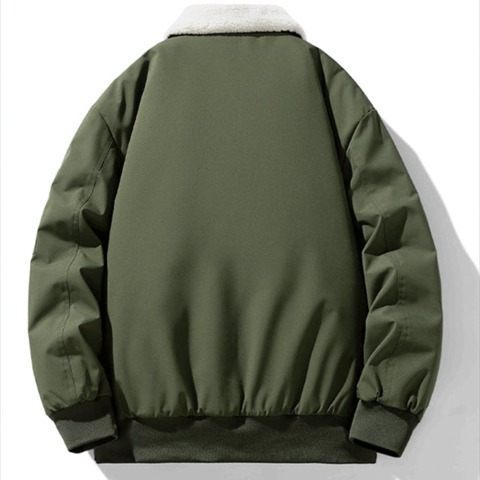Liam - Stylish Bomber Jacket with Fleece Collar