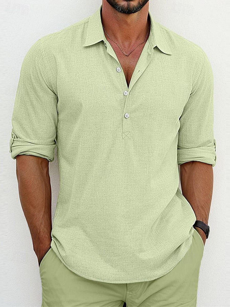 Owen - Classic Cotton and Linen Shirt (1+1 Free)
