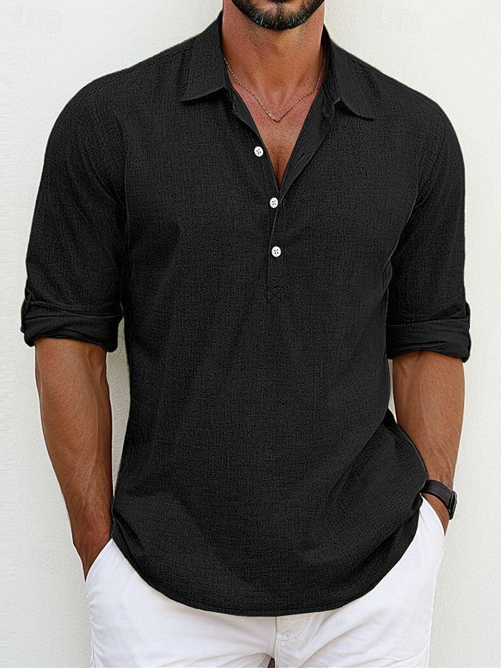 Owen - Classic Cotton and Linen Shirt (1+1 Free)