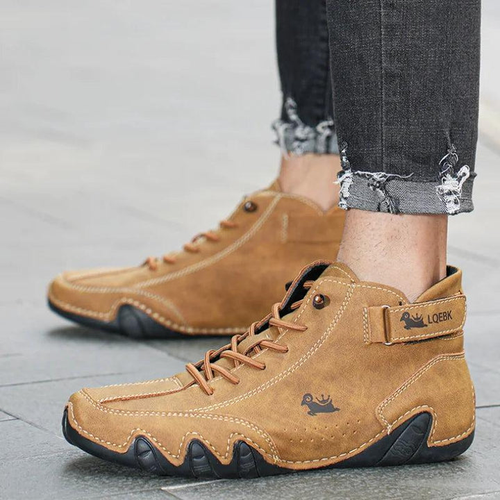 Ethan - Orthopedic Leather Shoes with Handmade Details