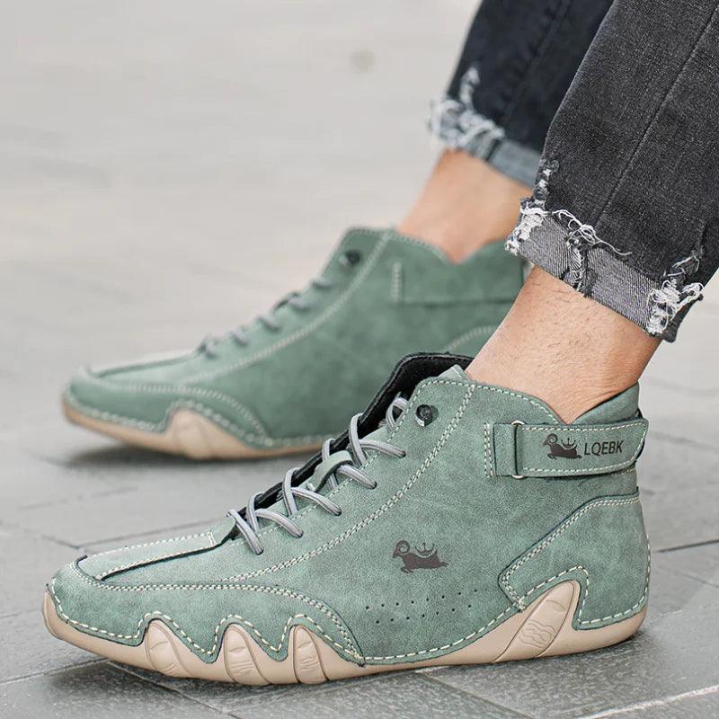 Ethan - Orthopedic Leather Shoes with Handmade Details