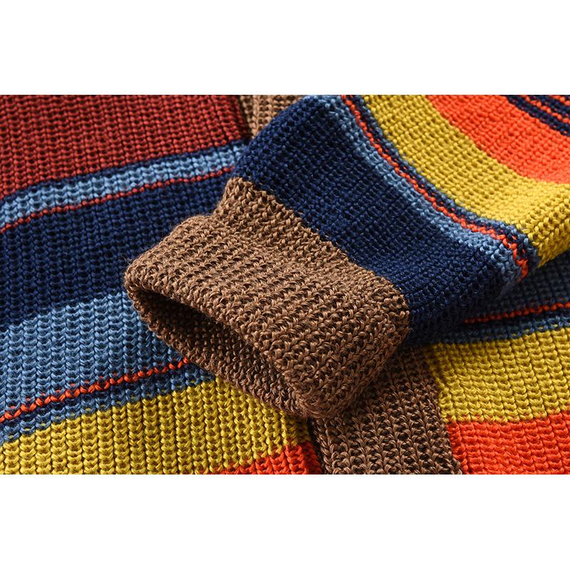 Samuel - Color Block Lapel Sweater Jacket