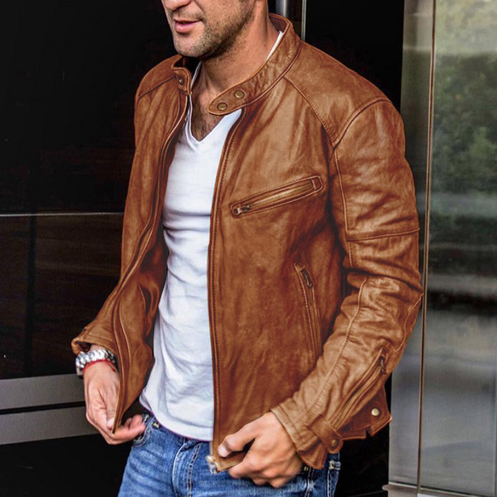 Grayson - Comfortable Proud American Leather Jacket