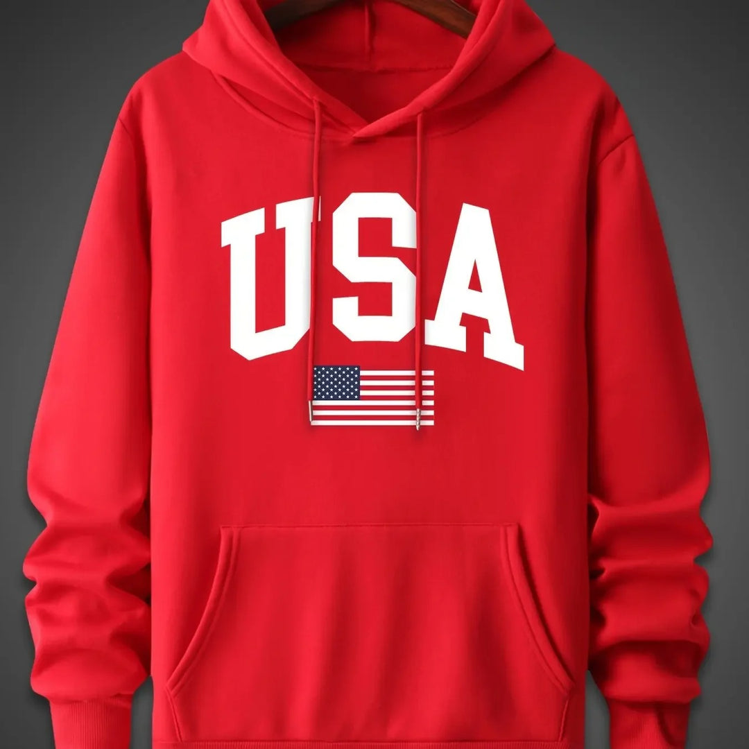 Liam - Comfortable Proud American Hoodie