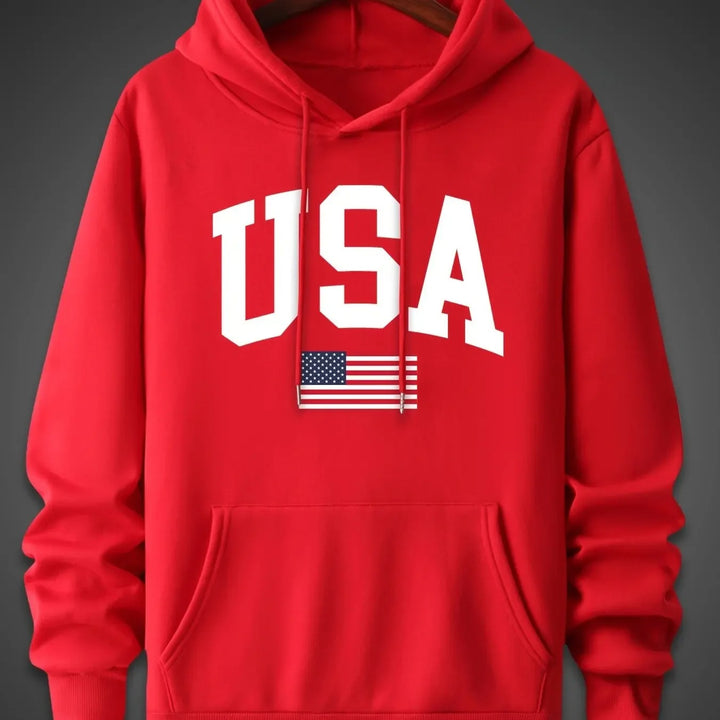 Liam - Comfortable Proud American Hoodie