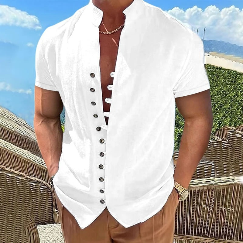 Logan - Breathable Cotton Blend Shirt
