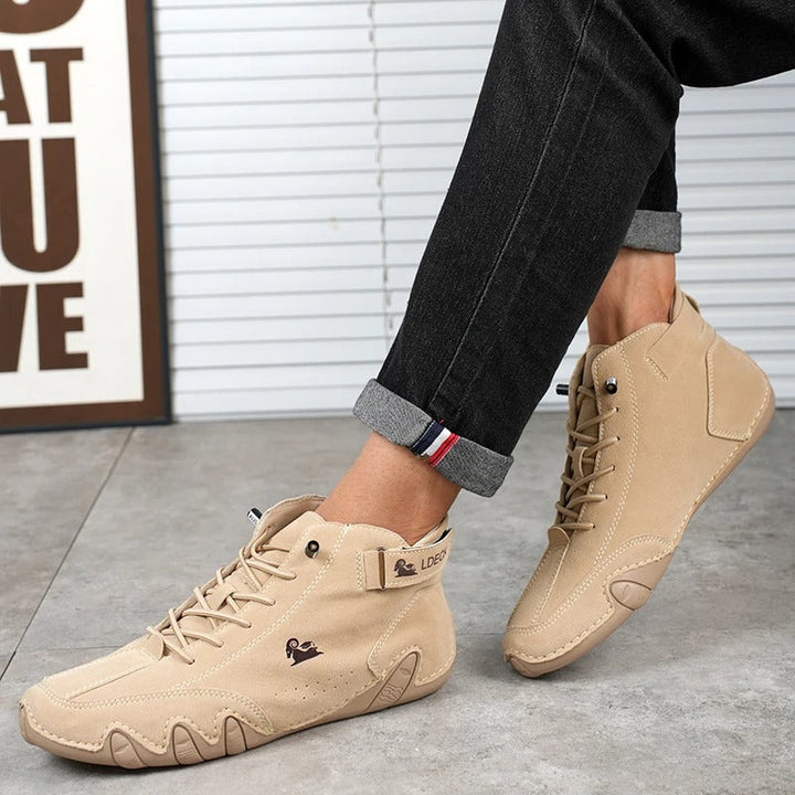 Ethan - Orthopedic Leather Shoes with Handmade Details
