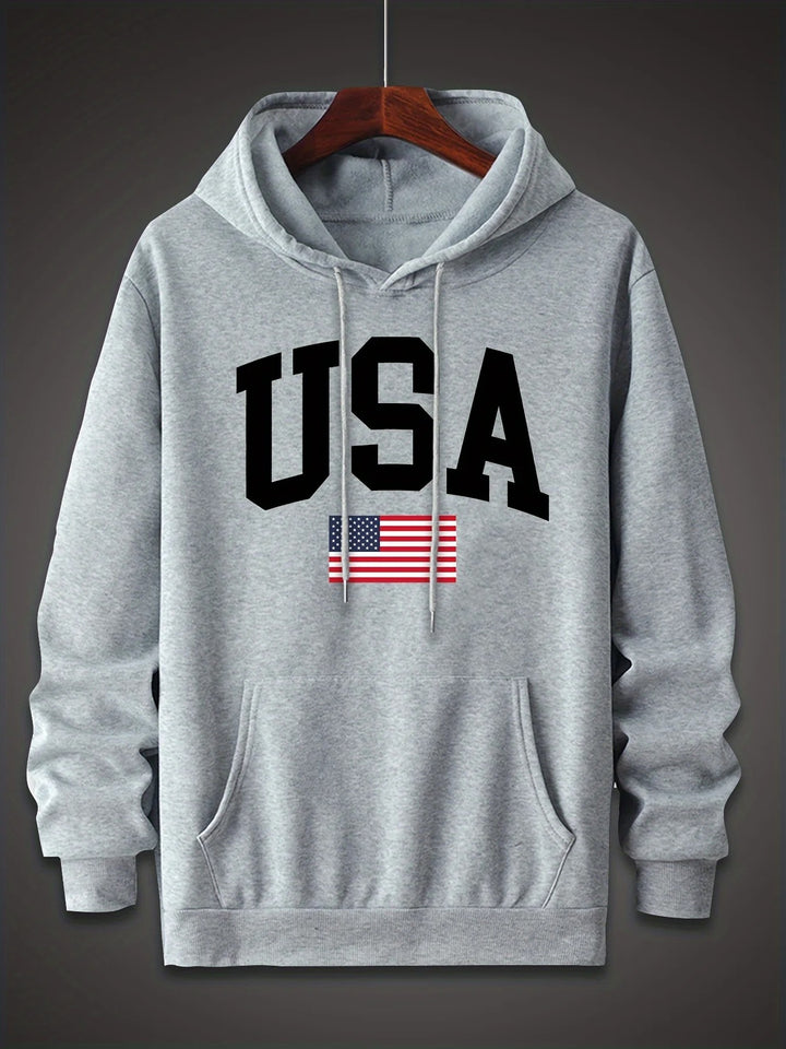 Liam - Comfortable Proud American Hoodie