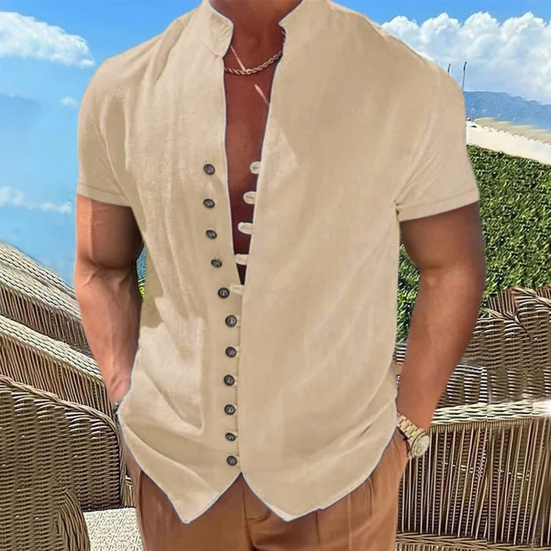 Logan - Breathable Cotton Blend Shirt