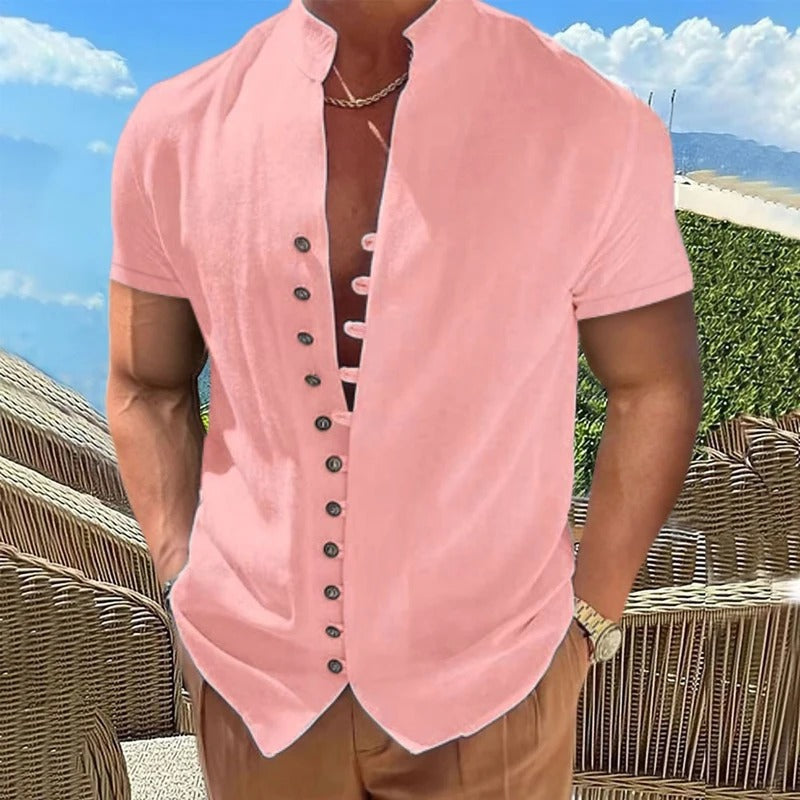 Logan - Breathable Cotton Blend Shirt