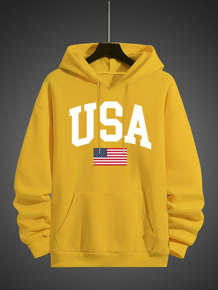 Liam - Comfortable Proud American Hoodie