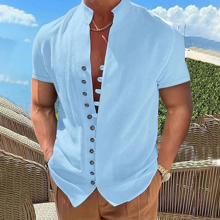 Logan - Breathable Cotton Blend Shirt