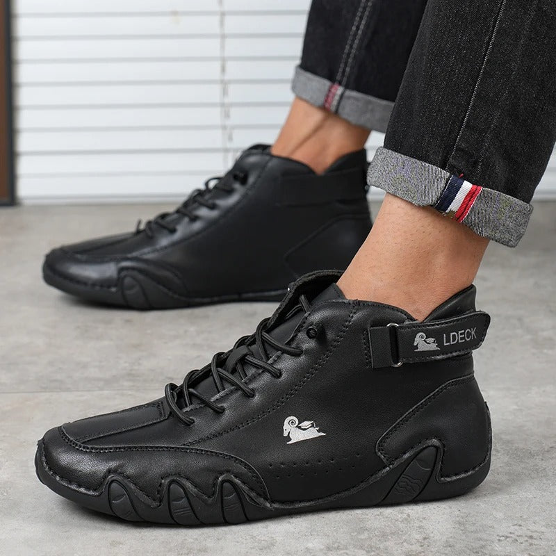 Ethan - Orthopedic Leather Shoes with Handmade Details