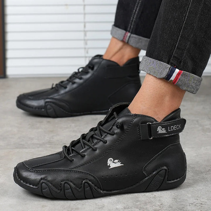 Ethan - Orthopedic Leather Shoes with Handmade Details