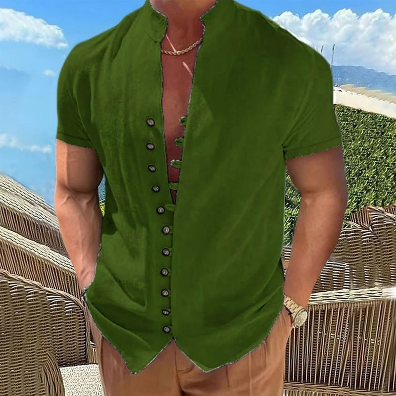 Logan - Breathable Cotton Blend Shirt