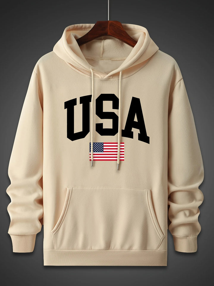 Liam - Comfortable Proud American Hoodie