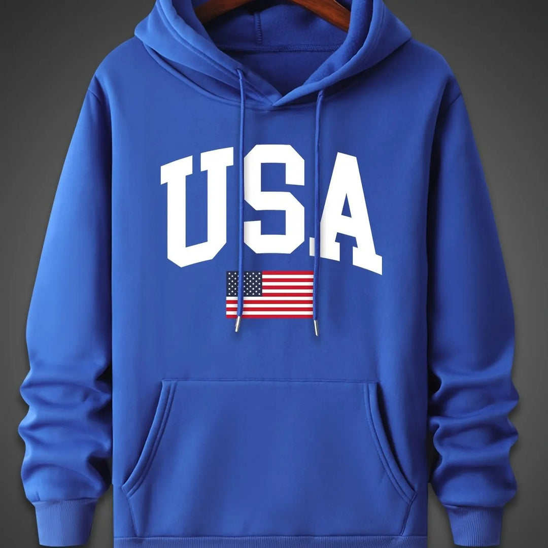 Liam - Comfortable Proud American Hoodie