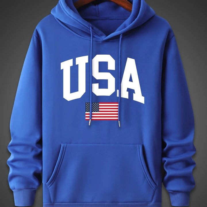 Liam - Comfortable Proud American Hoodie