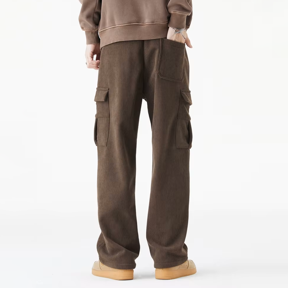James - Comfortable Fleece Lined Corduroy Pants