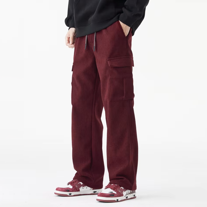 James - Comfortable Fleece Lined Corduroy Pants