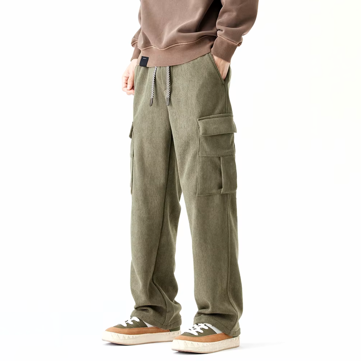 James - Comfortable Fleece Lined Corduroy Pants