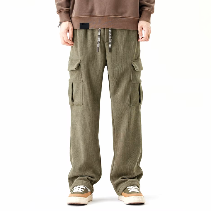 James - Comfortable Fleece Lined Corduroy Pants