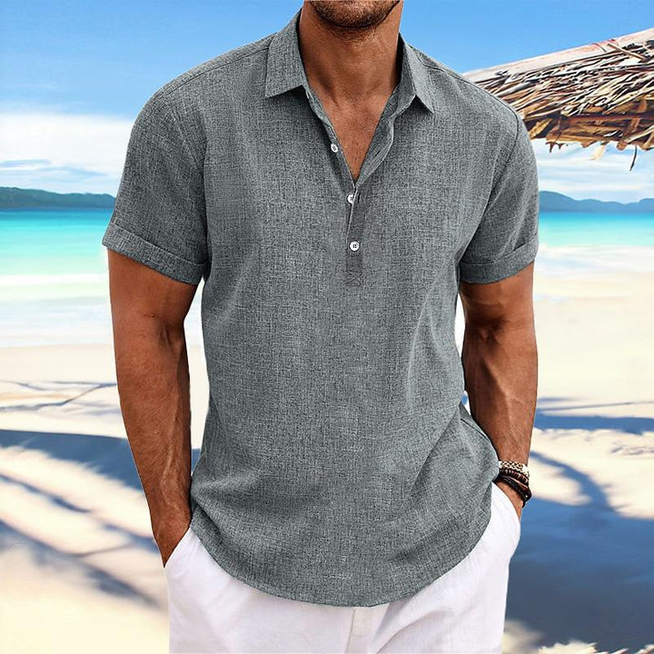 Parker - Short Sleeve Linen Shirt