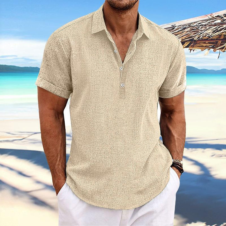 Parker - Short Sleeve Linen Shirt