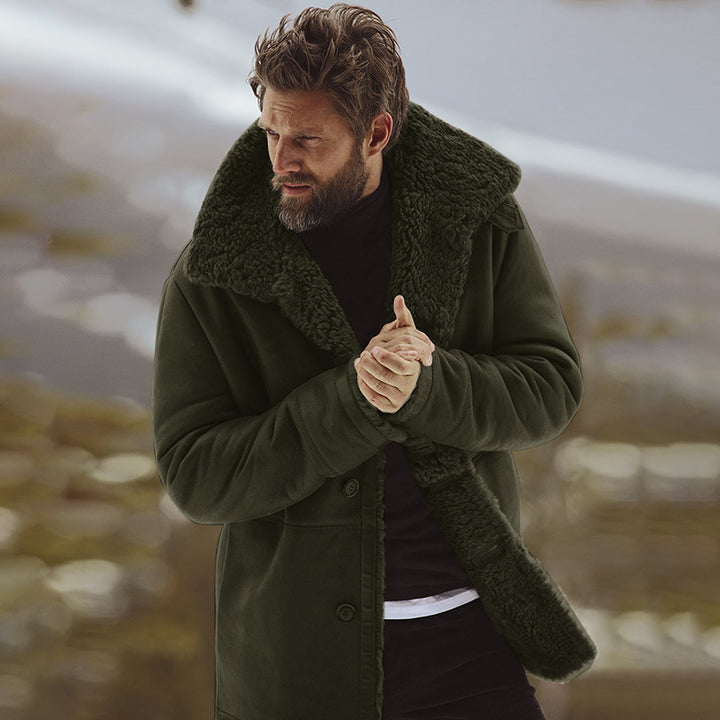 Jackson - Comfortable Proud American Suede Leather Jacket