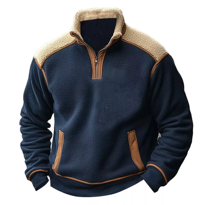 Ethan - Retro Quartz Zipper Pullover