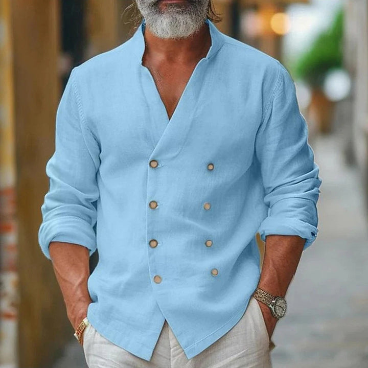 Levi - Stylish Double-Breasted Casual Shirt
