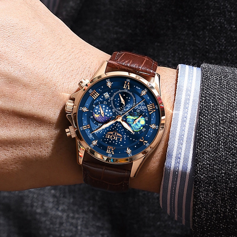 Caleb - Elegant Moonphase Watch