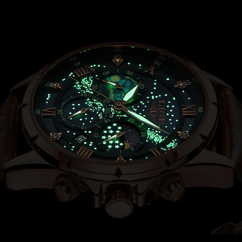 Caleb - Elegant Moonphase Watch