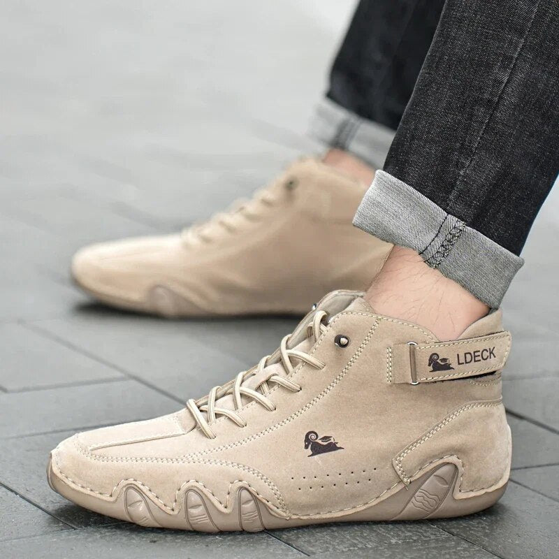 Ethan - Orthopedic Leather Shoes with Handmade Details